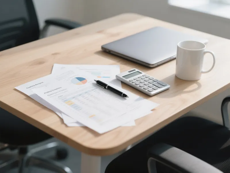 Professional accountant working on financial records